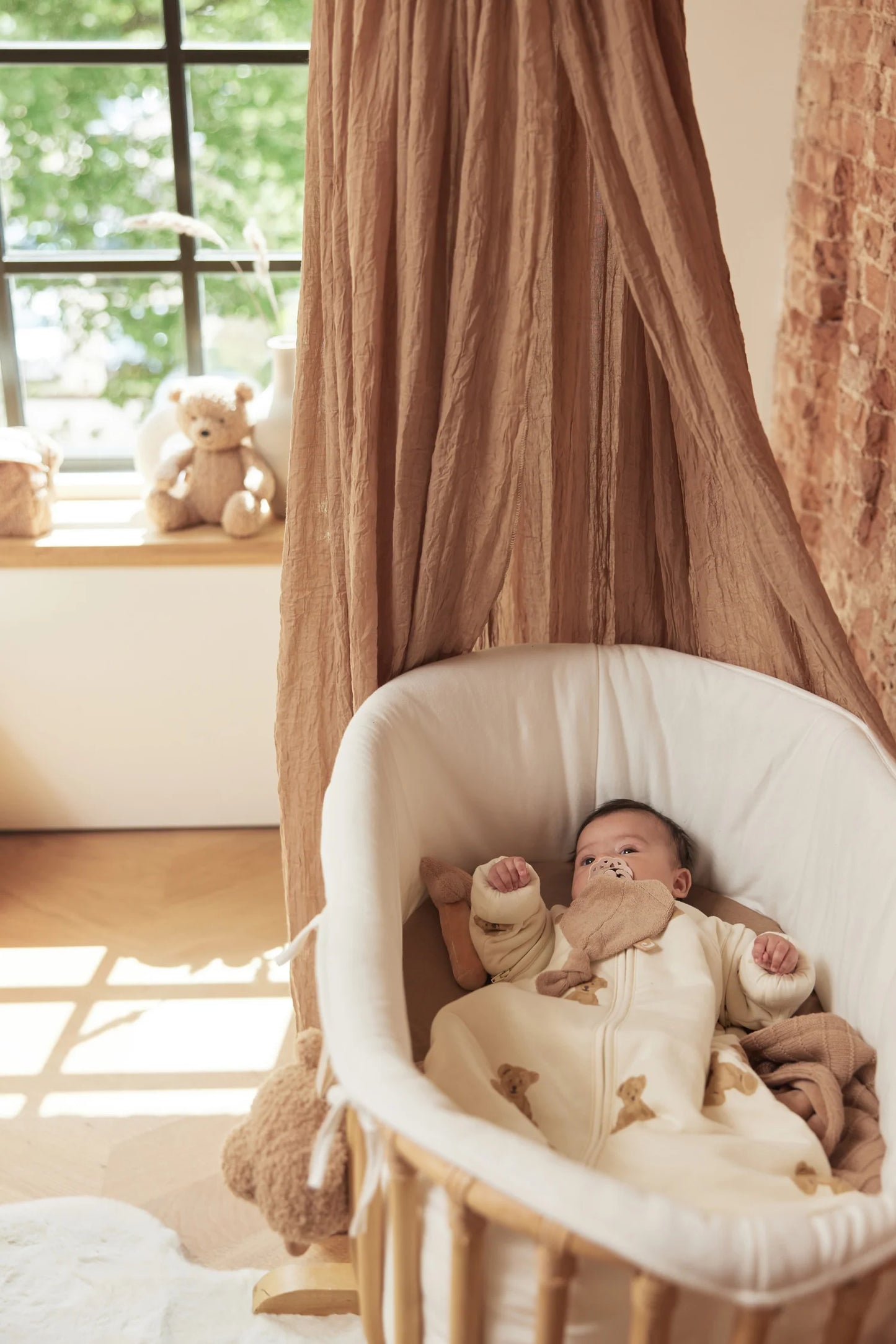 Jollein - Slaapzak met afritsbare mouw 90cm Teddy Bear