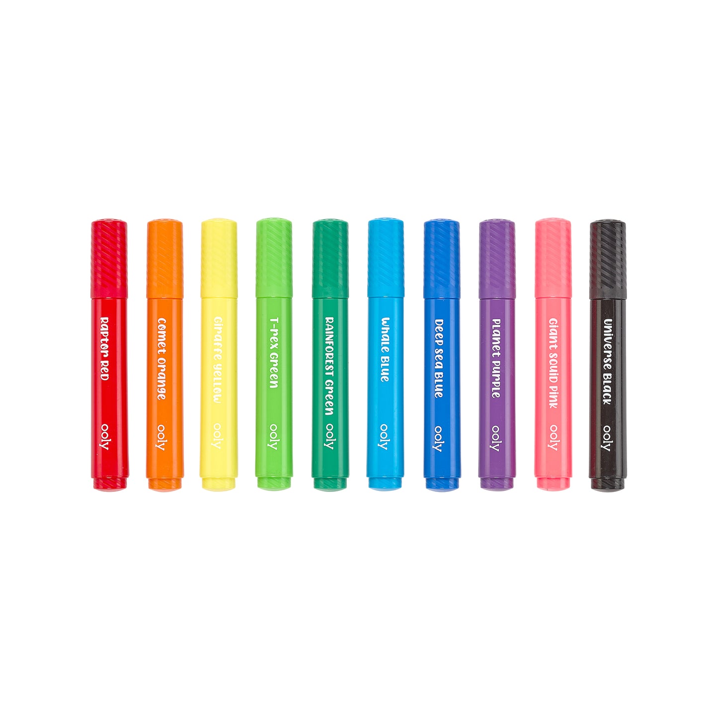 OOLY - Big Bright Brush Markers | Uitwasbare Penseelstiften Set van 10