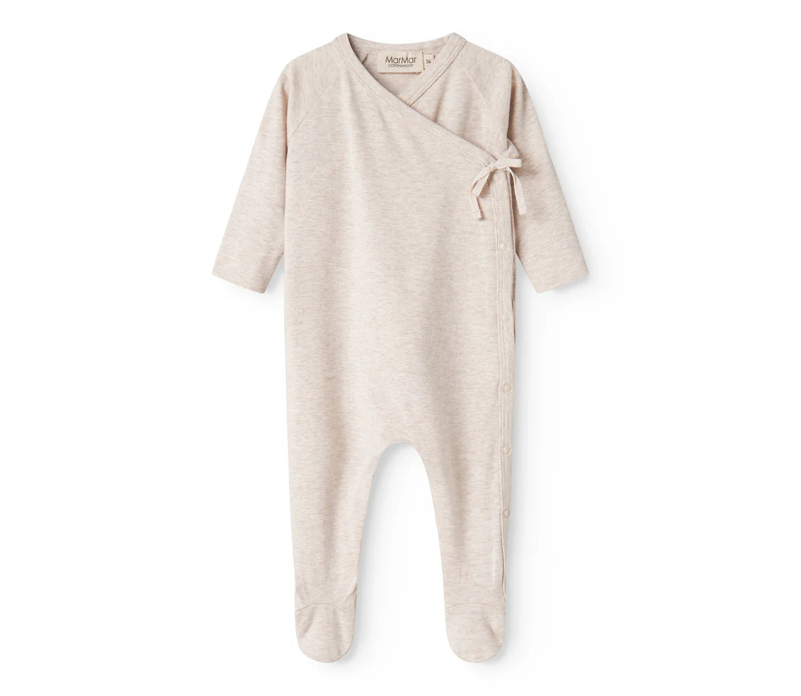 MarMar Copenhagen - Wikkelromper Rubetta Licht Beige