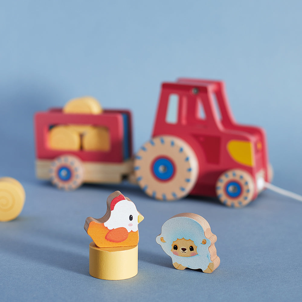Janod - Trekfiguur Tractor