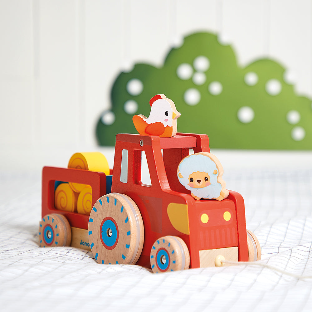 Janod - Trekfiguur Tractor