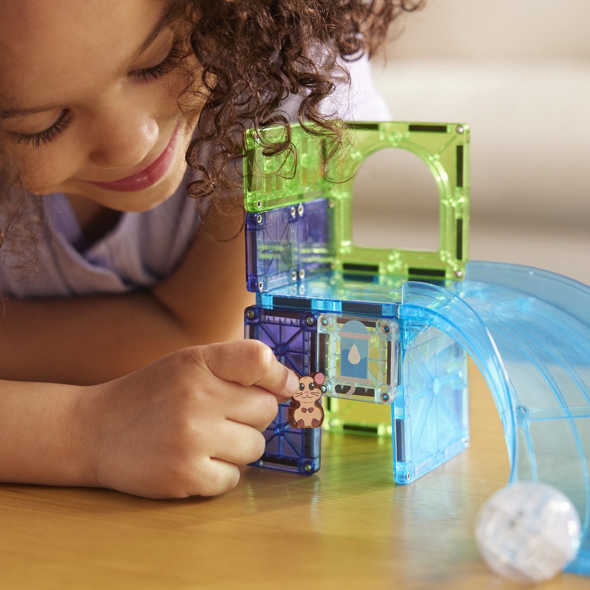 Magna-Tiles Hamsterbal Magnetisch Speelgoed (13-delige Dierenset)