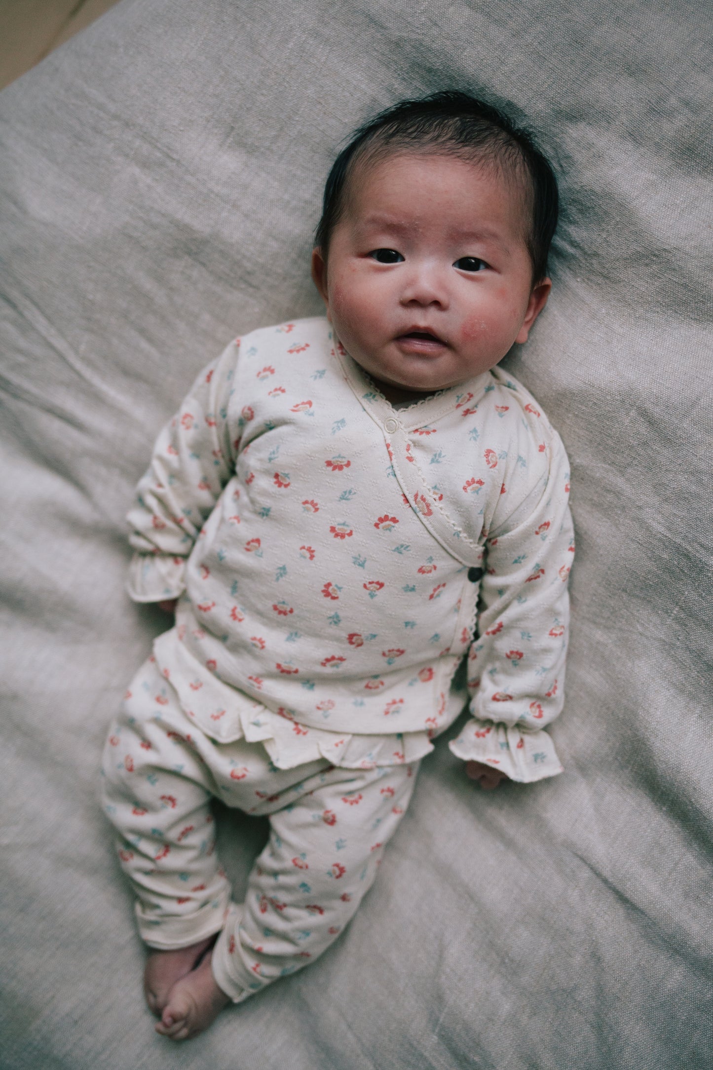 Riffle Amsterdam - Baby Broek Baggy Pants Pax pointelle rib aop