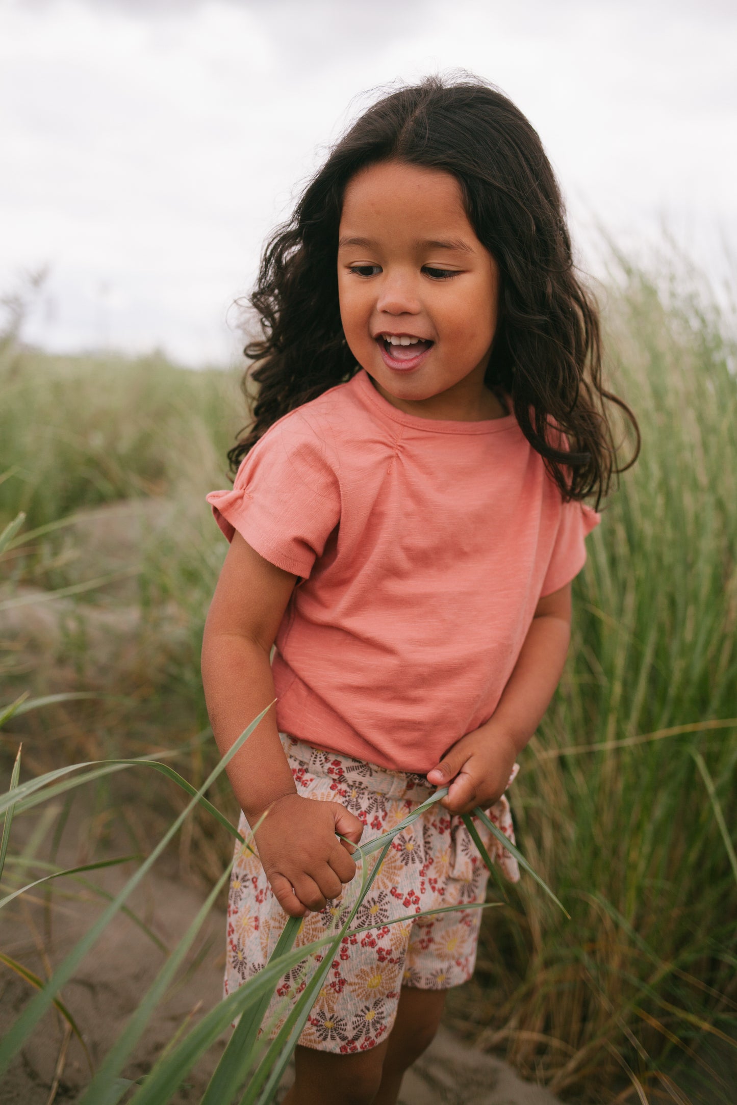 Riffle Amsterdam - Baby Broek Zinnia core aop sea flower