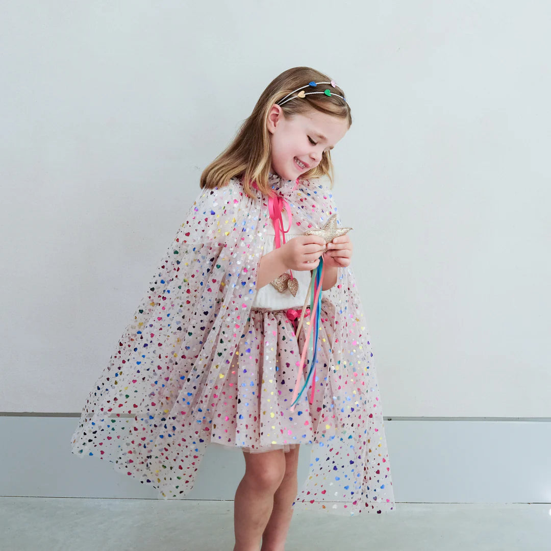 Mimi & Lula - Rainbow Hearts Cape