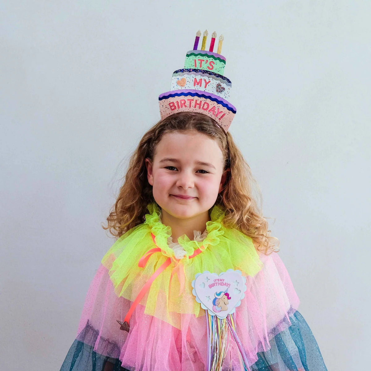 Mimi & Lula – Magical Unicorn Birthday Badge | Multicolour