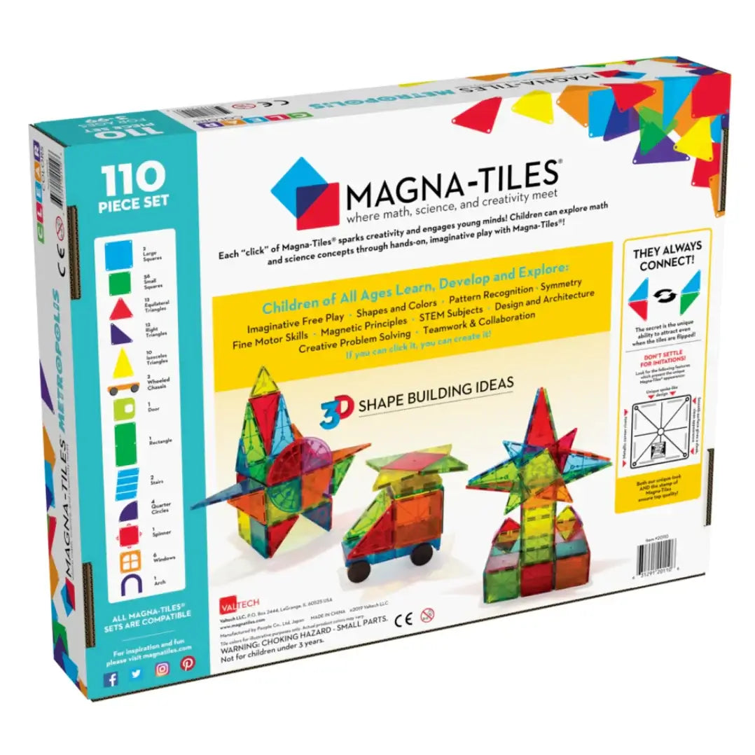 Magna-Tiles Metropolis 110 Piece Set