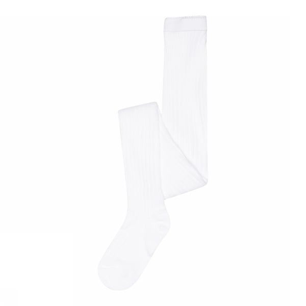 MP Denmark - Cotton rib tights white