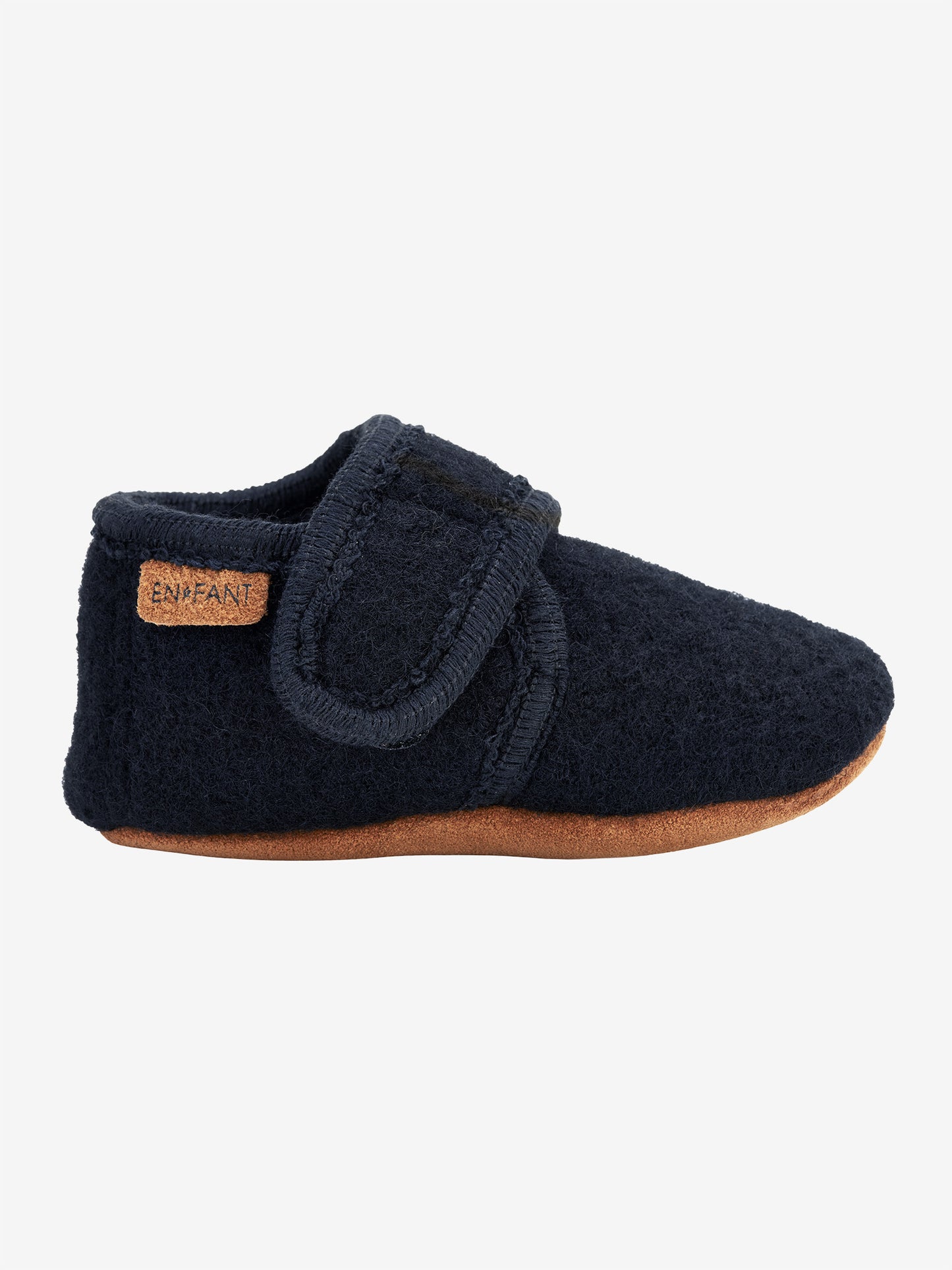 En Fant – Babyslofjes van wol Navy