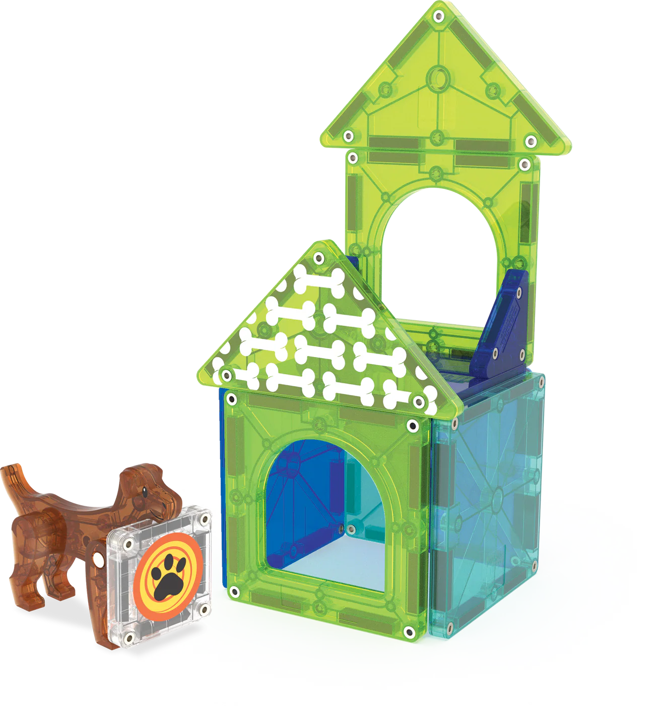 Magna-Tiles - Dog House 13-Piece Set