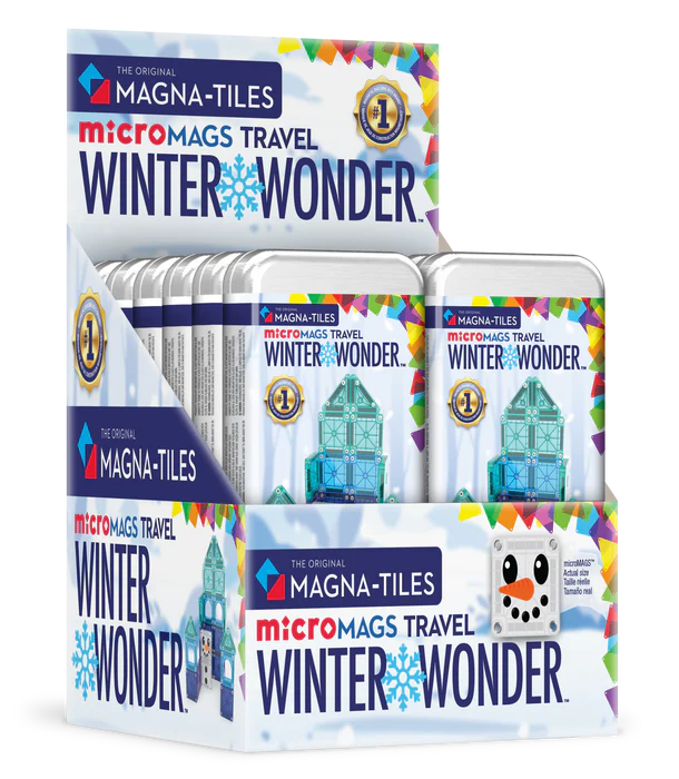 Magna-Tiles Micro Mags Winter Wonder Travel Set 26 Piece Set