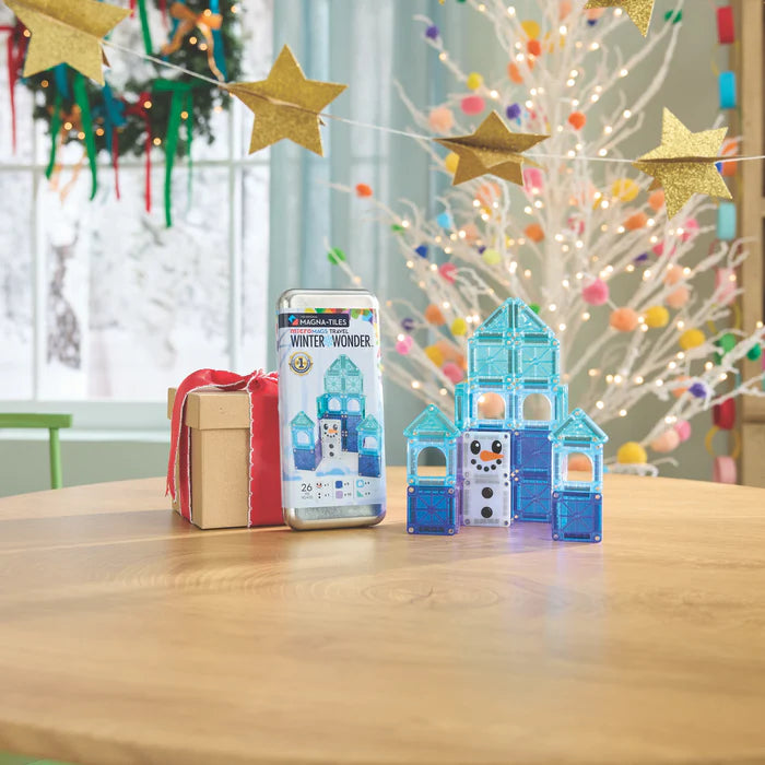 Magna-Tiles Micro Mags Winter Wonder Travel Set 26 Piece Set