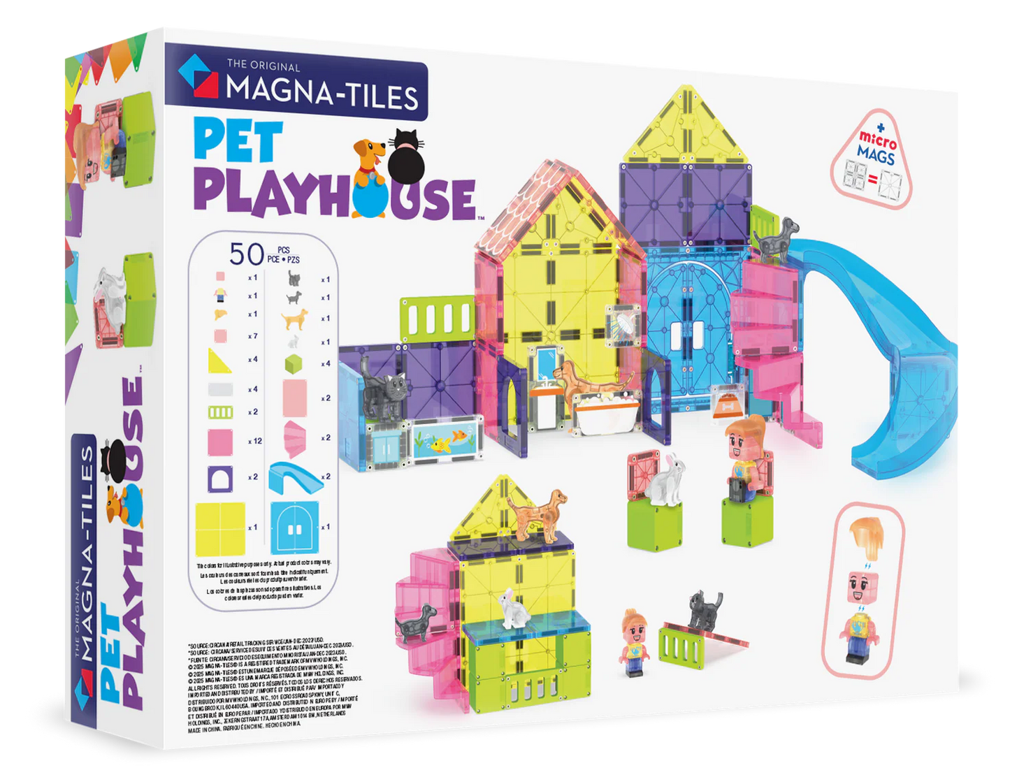 Magna-Tiles - Pet Playhouse 50-Piece Set