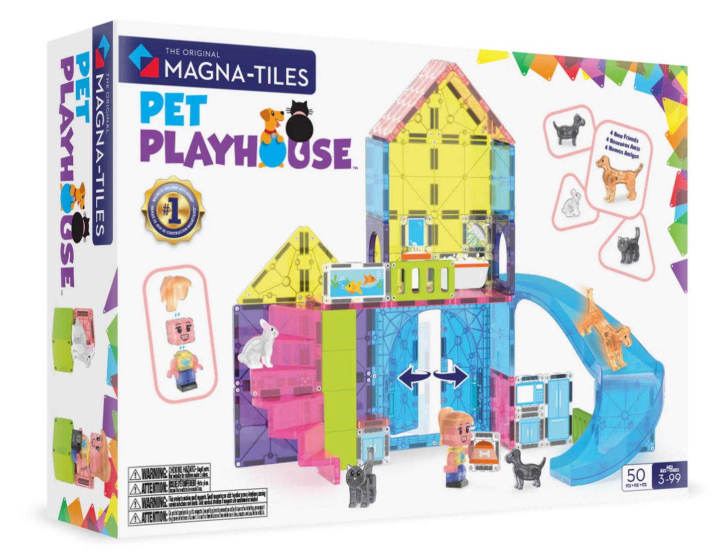 Magna-Tiles - Pet Playhouse 50-Piece Set