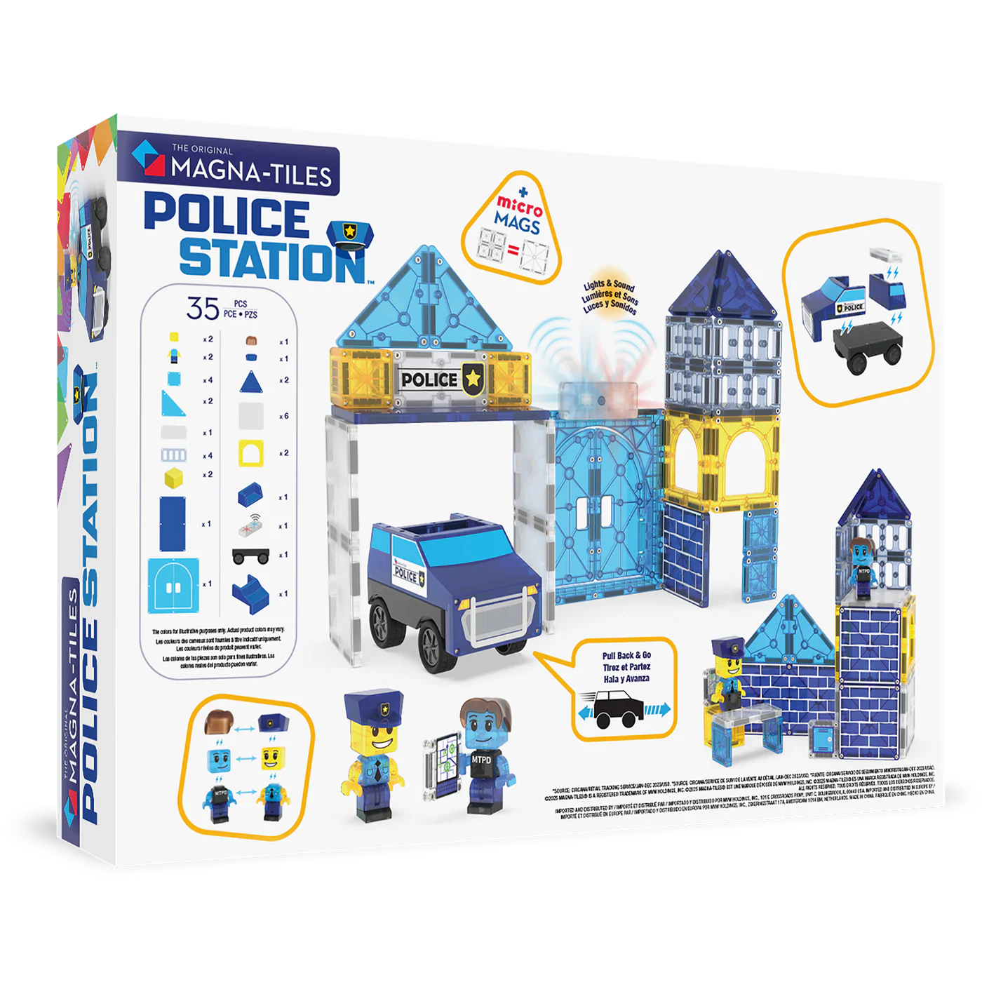Magna-Tiles - Police Station 35-Piece Set