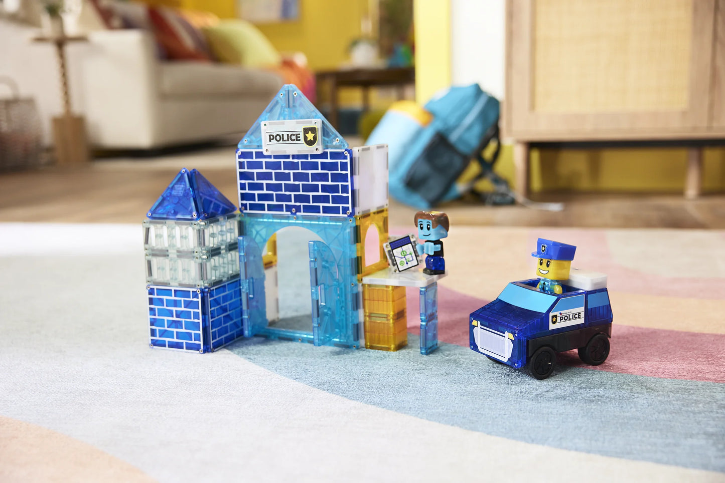 Magna-Tiles - Police Station 35-Piece Set