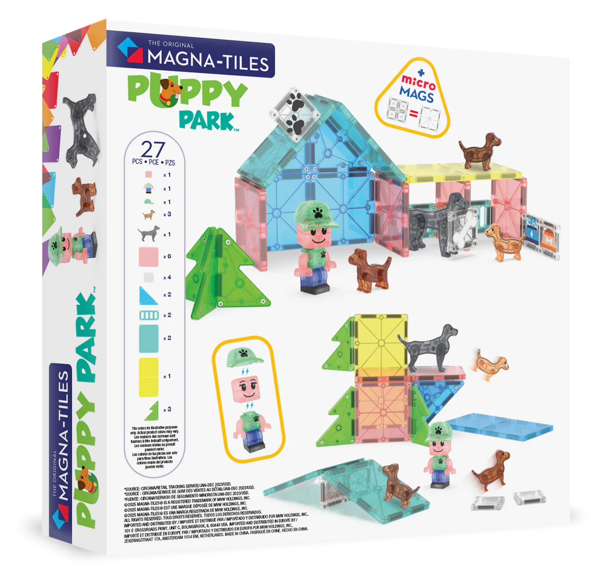Magna-Tiles - Puppy Park 27-Piece Set