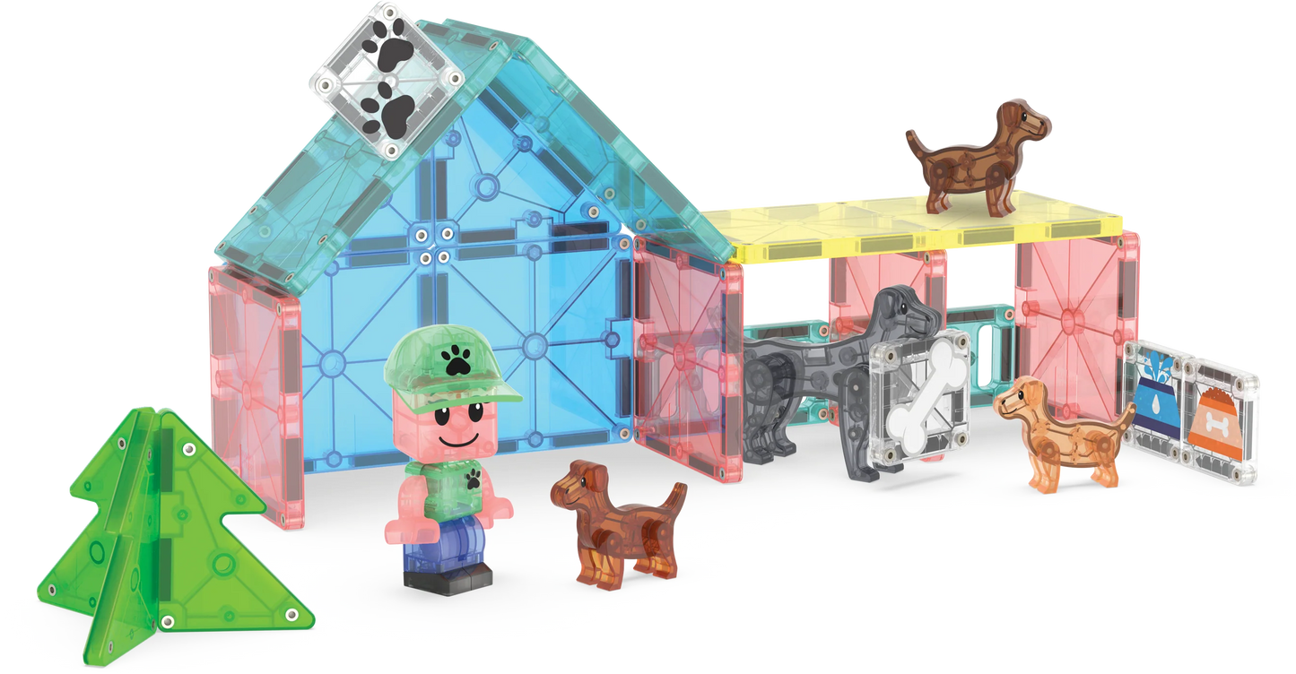 Magna-Tiles - Puppy Park 27-Piece Set