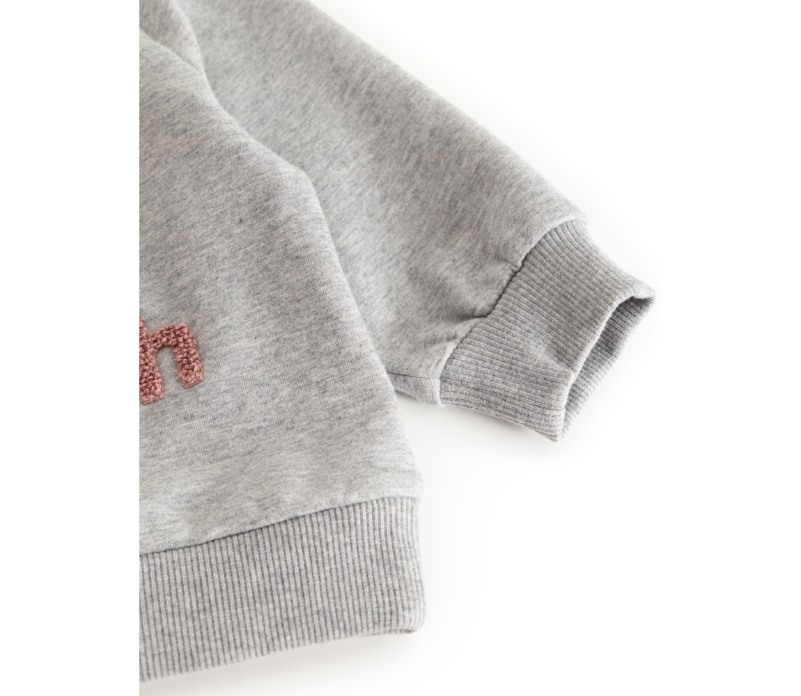 MarMar Copenhagen - Baby Trui Theos | Cloud Grey Logo