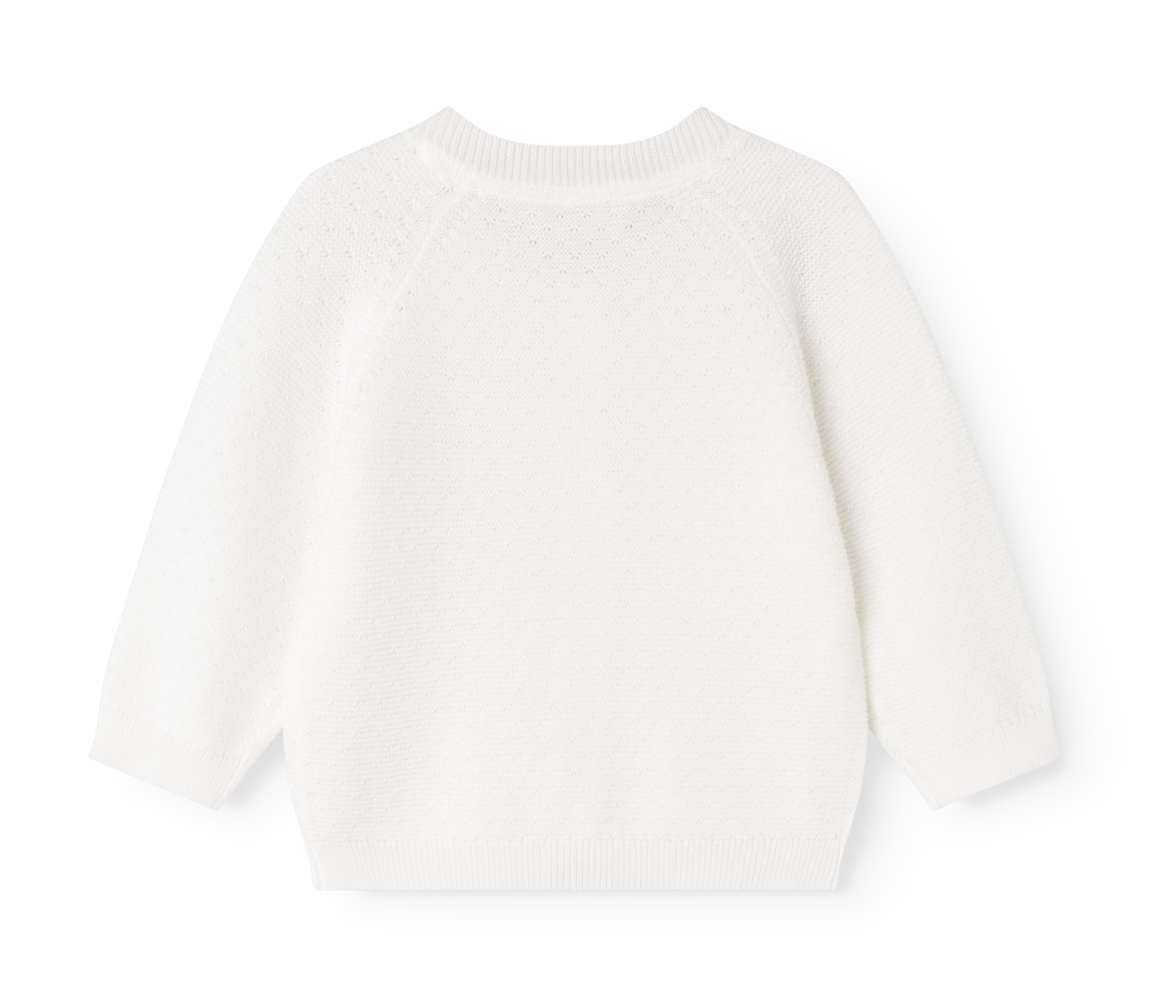 MarMar Copenhagen - Taki Knit Cardigan Vest | Gentle White AW26
