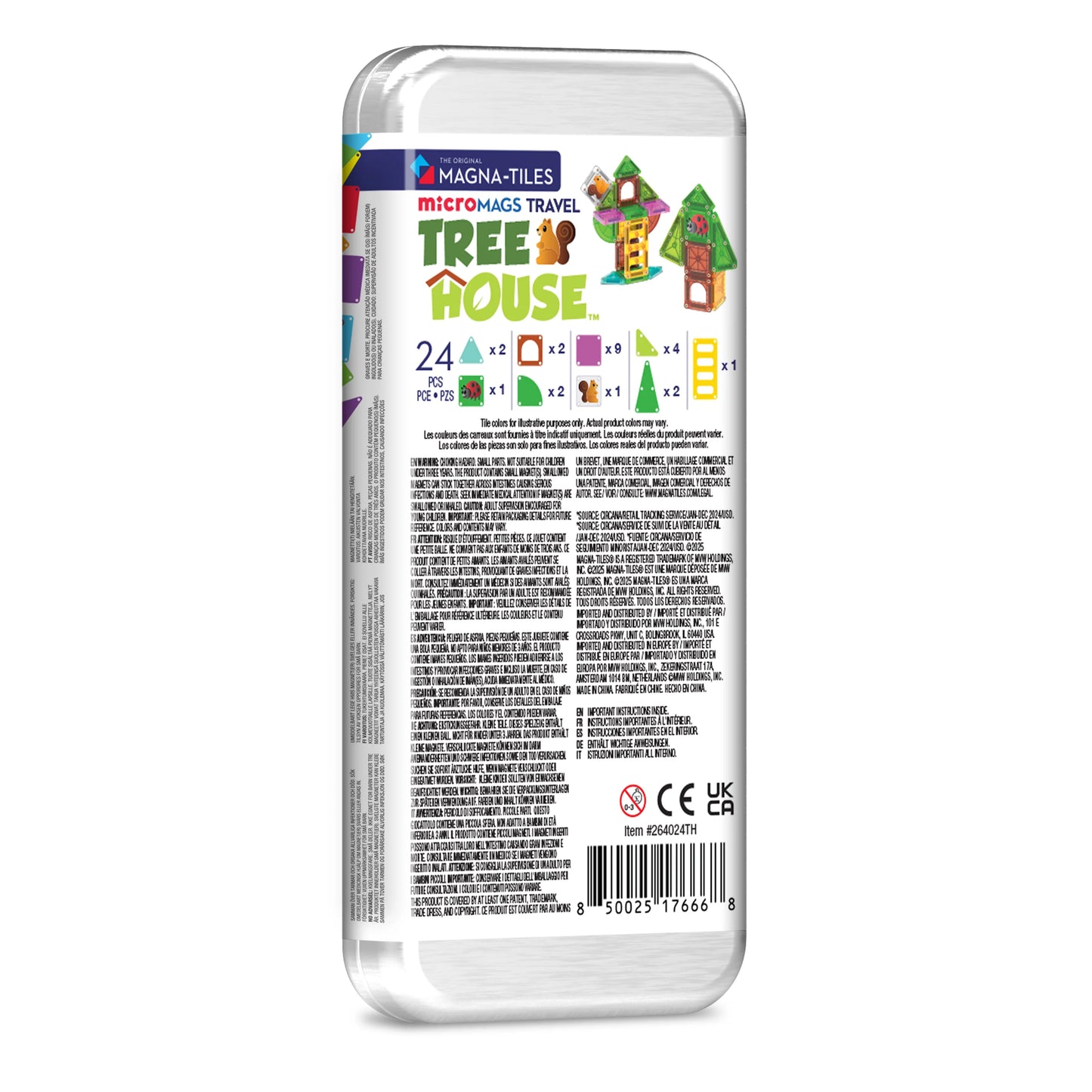 Magna-Tiles – microMAGS Treehouse 24-delige | Reisset