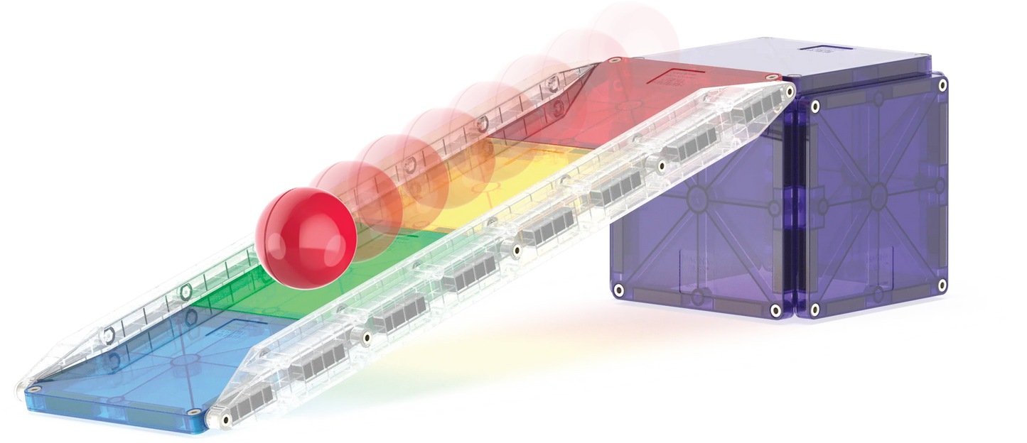Magna-Tiles - Rail Racers Deluxe 90-Piece Set