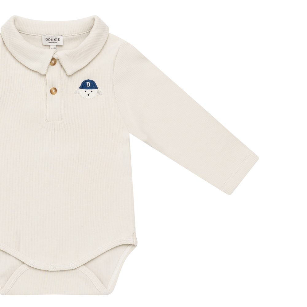 Donsje Amsterdam - Paulo Bodysuit | Arctic Ivory | Sporty Lammy