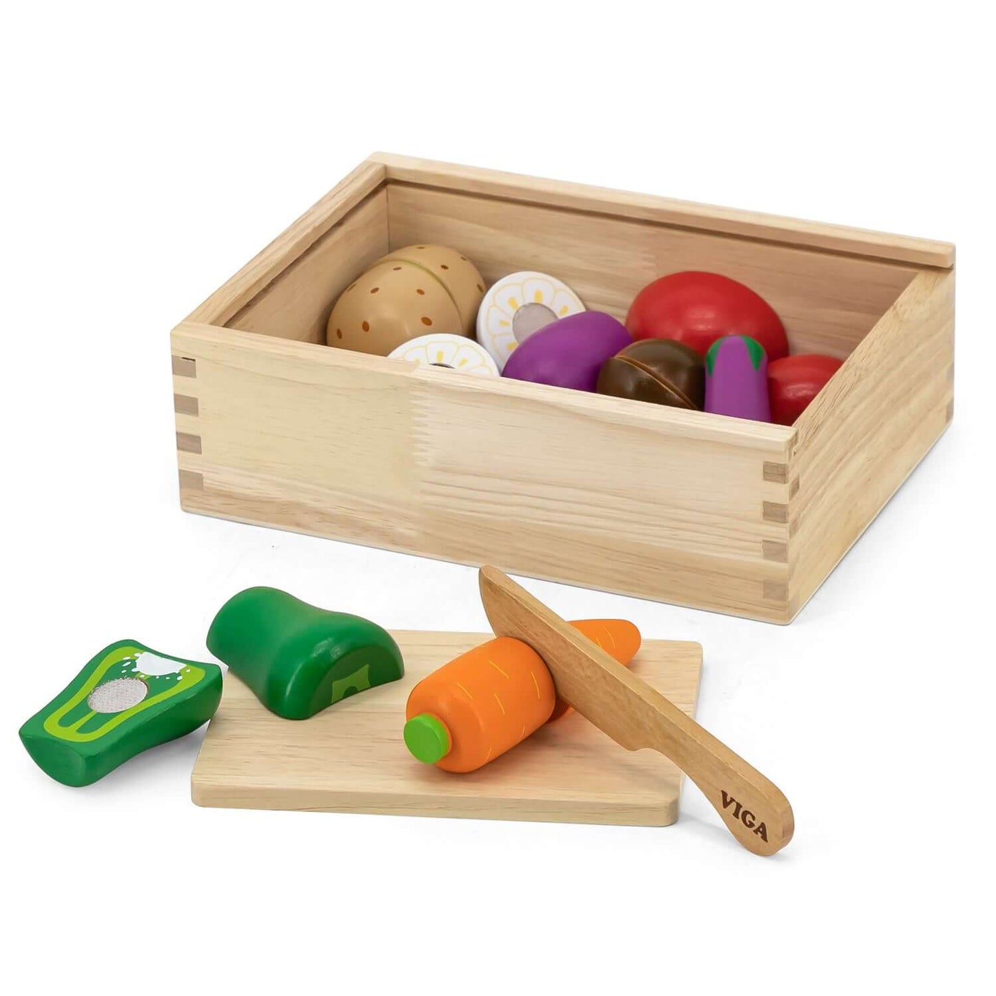 Stekset hout - groenten