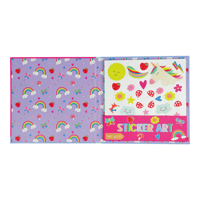 Floss & Rock Sticker Art Rainbow Fairy