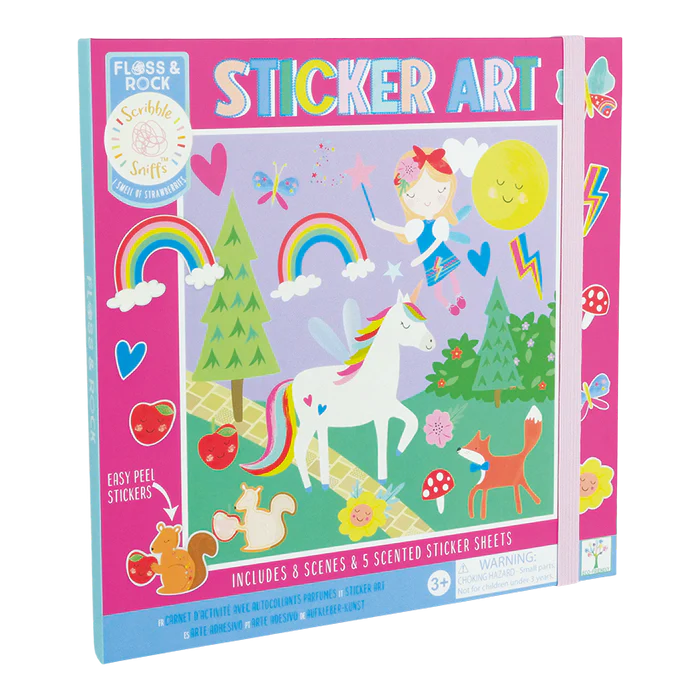 Floss & Rock Sticker Art Rainbow Fairy