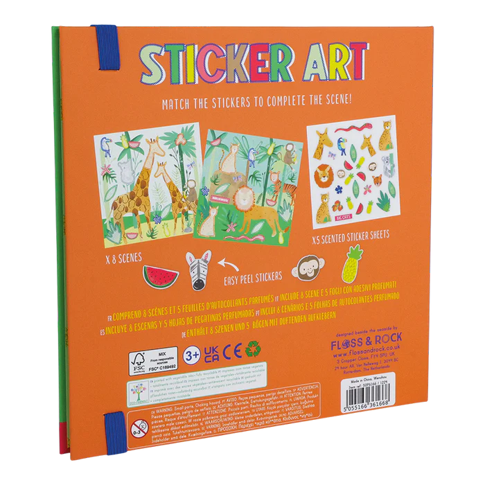 Floss & Rock Sticker Art Jungle