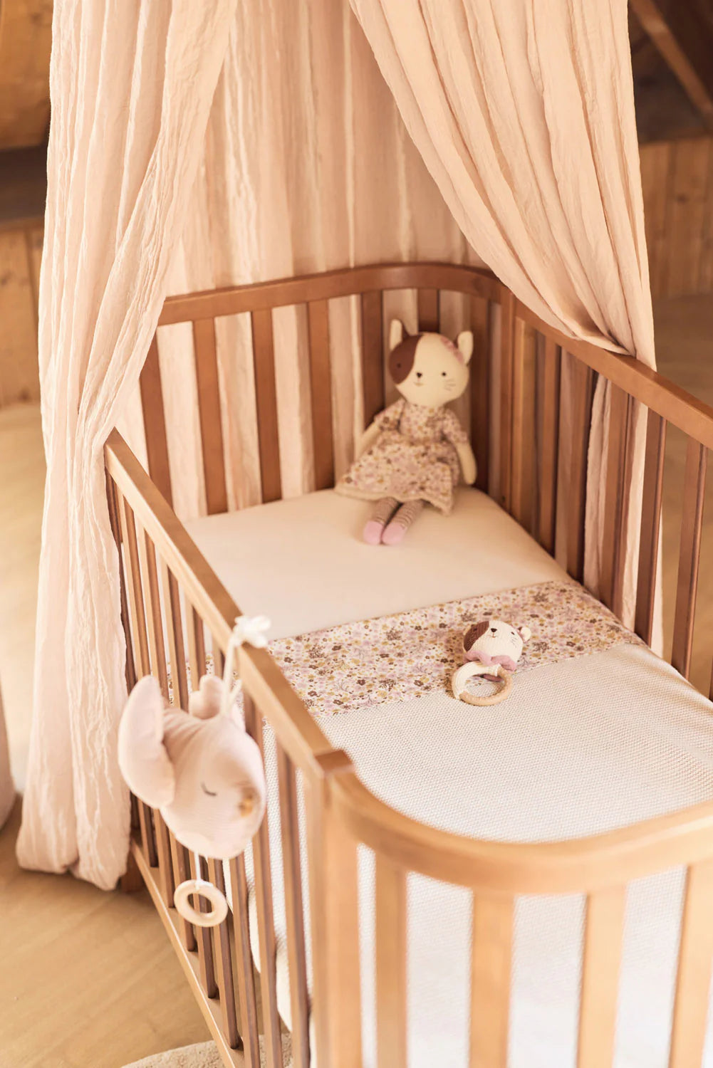 Jollein - Deken Wieg 75 x 100 cm Basic Knit Ivory Oatmeal