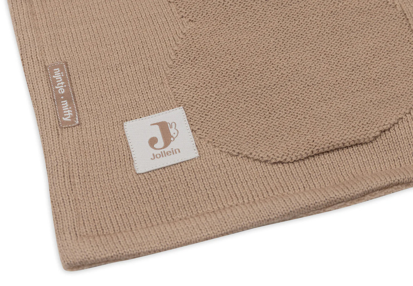 Jollein - Deken Wieg 75x100cm Miffy Biscuit/Velvet
