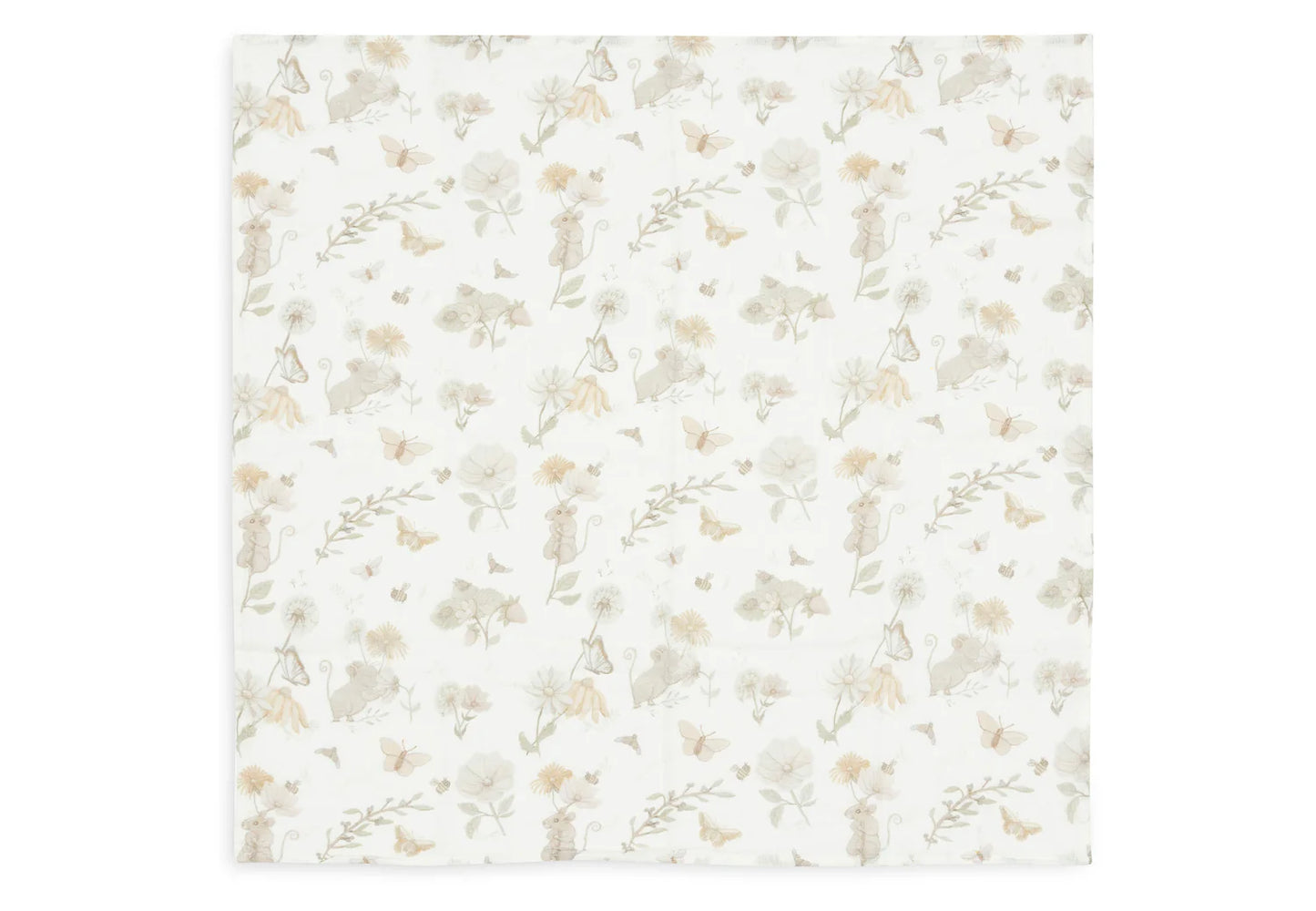 Jollein - Hydrofiele Doek Small 70x70cm Dreamy Mouse (2pack)