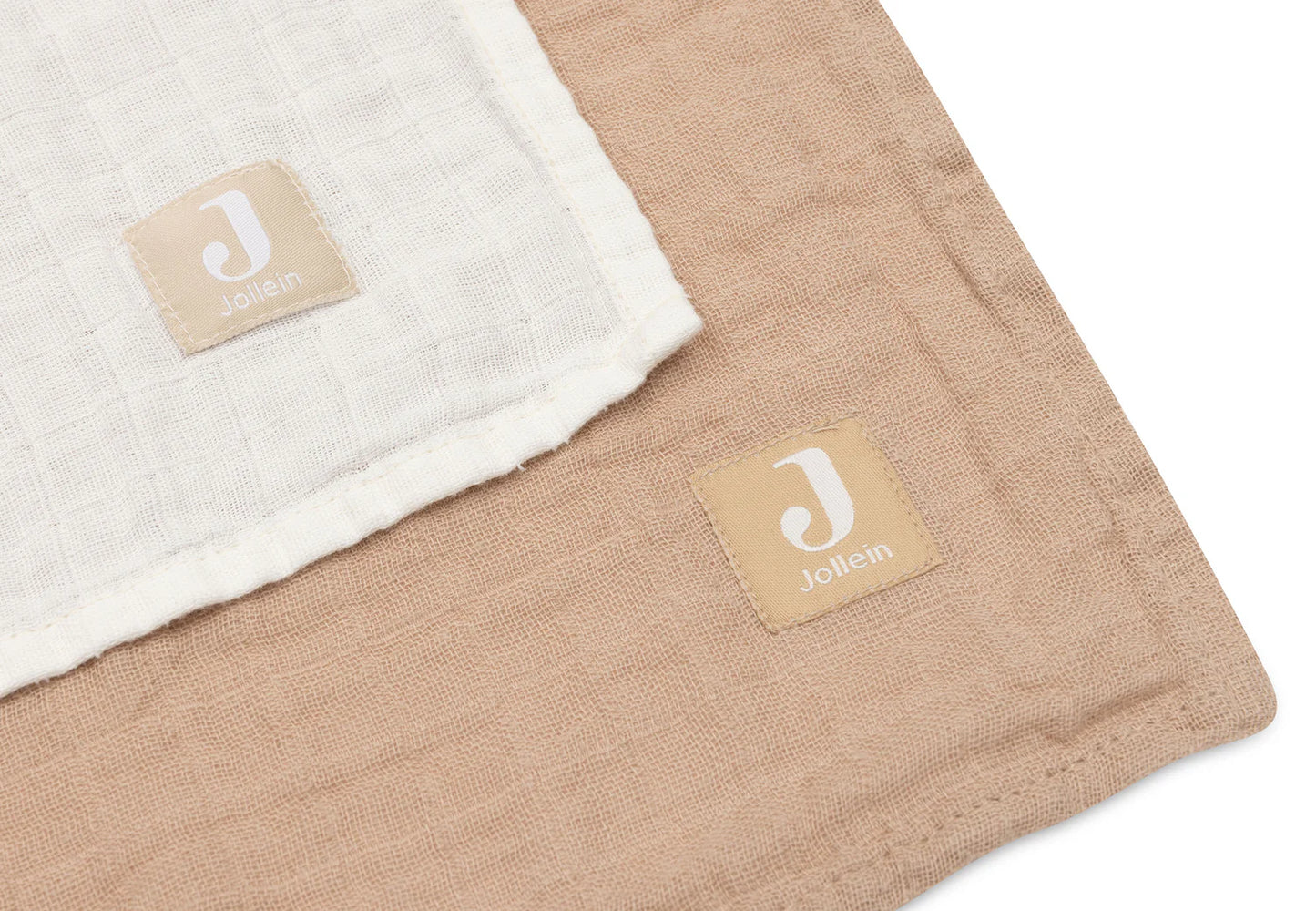 Jollein - Hydrofiele Multidoek Large 115 x 115 cm Biscuit/Ivory