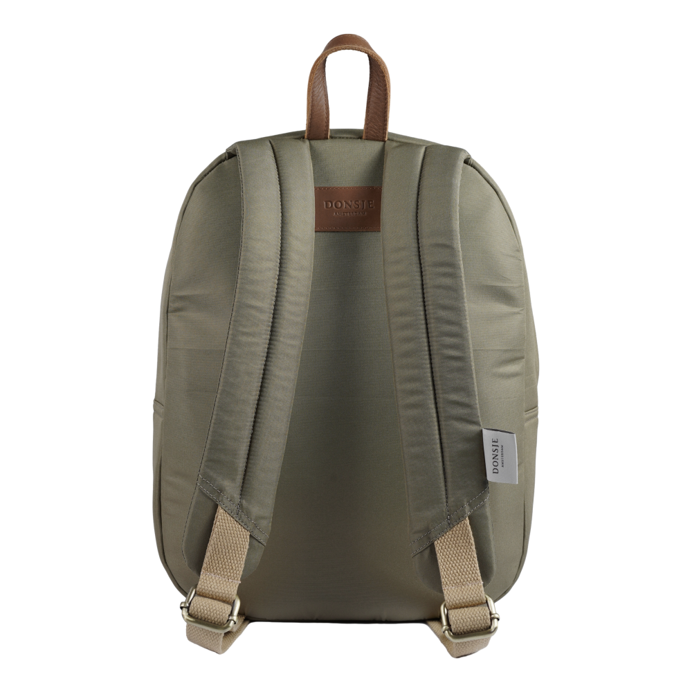 Donsje Amsterdam – Pibbe Schoolbag | Bear | Moss Green