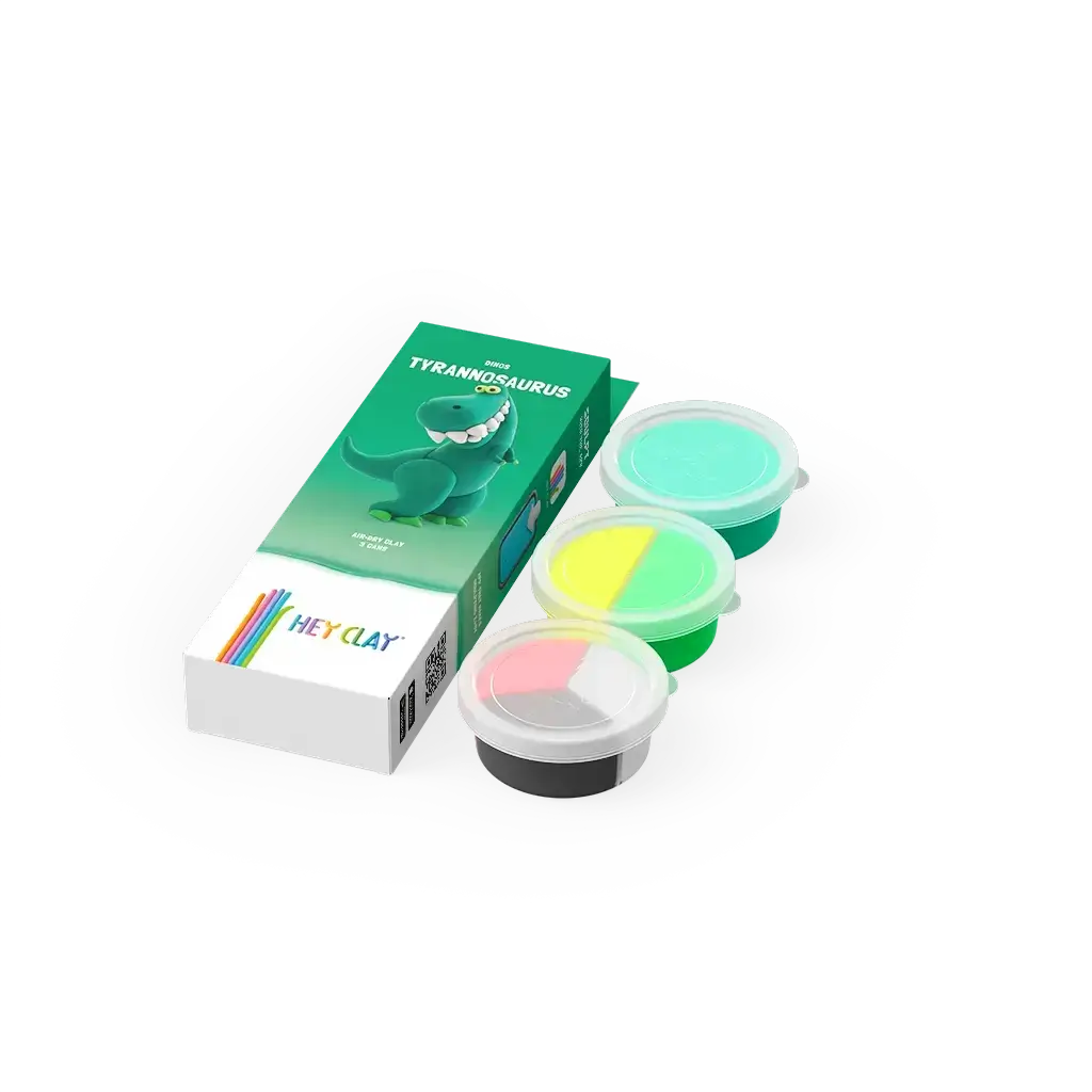 Hey Clay Tyrannosaurus Rex - 3 potjes