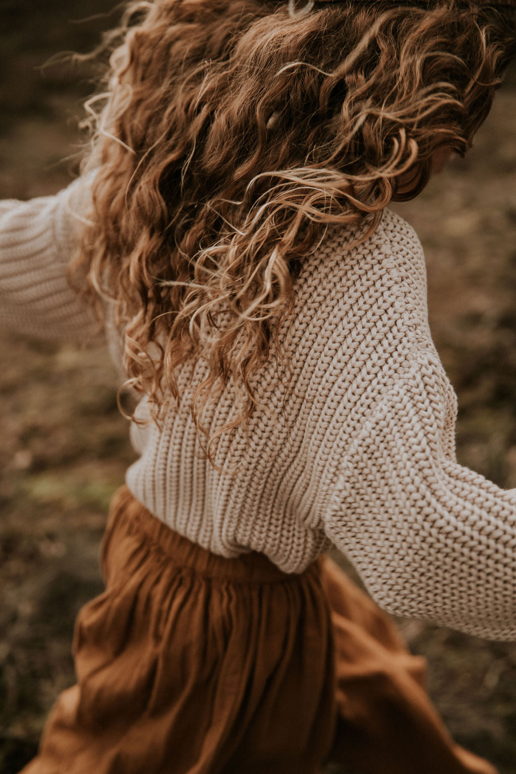 Yuki - Chunky Knitted Sweater Moon