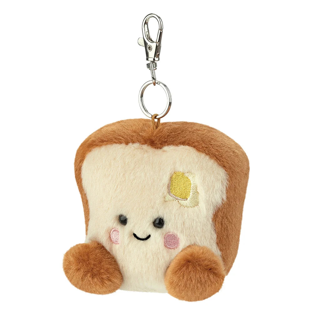 Palm Pals - Buttery Toast Clip-On | Knuffel Sleutelhanger Toast