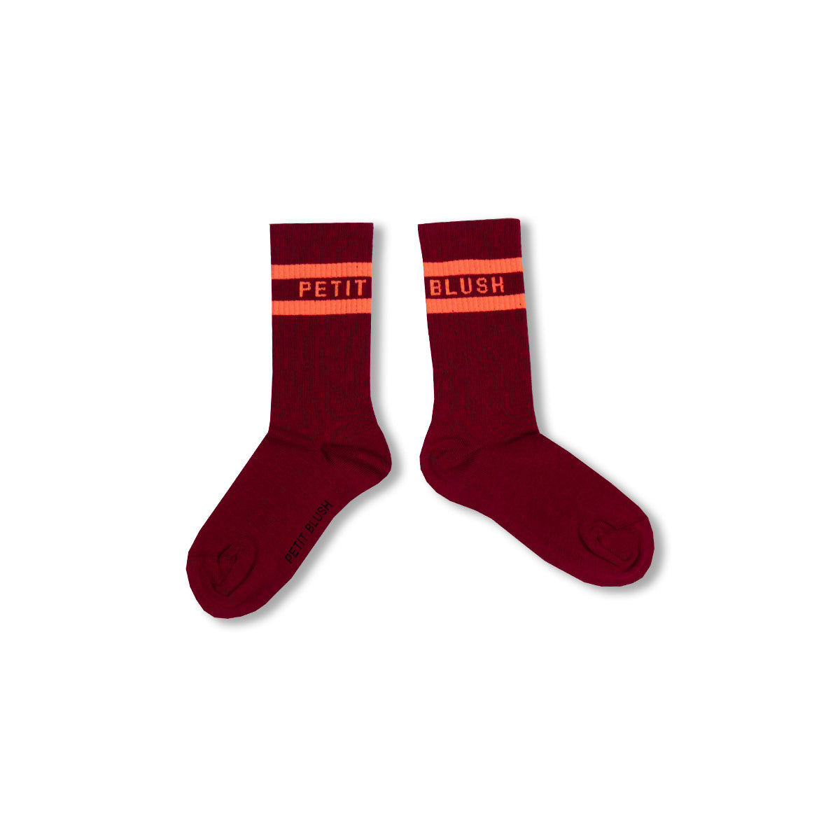 Petit Blush - Sport Sokken Bordeaux Orange