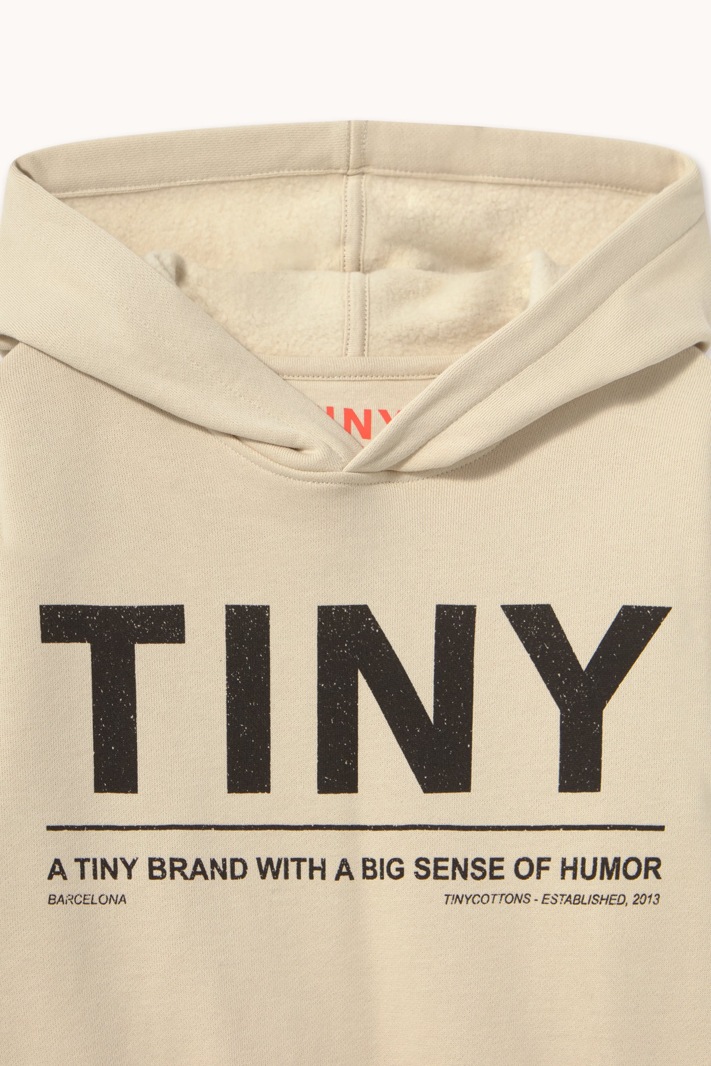Tinycottons - Tiny Hoodie Dark Vanilla | Unisex Kinder Hoodie AW26