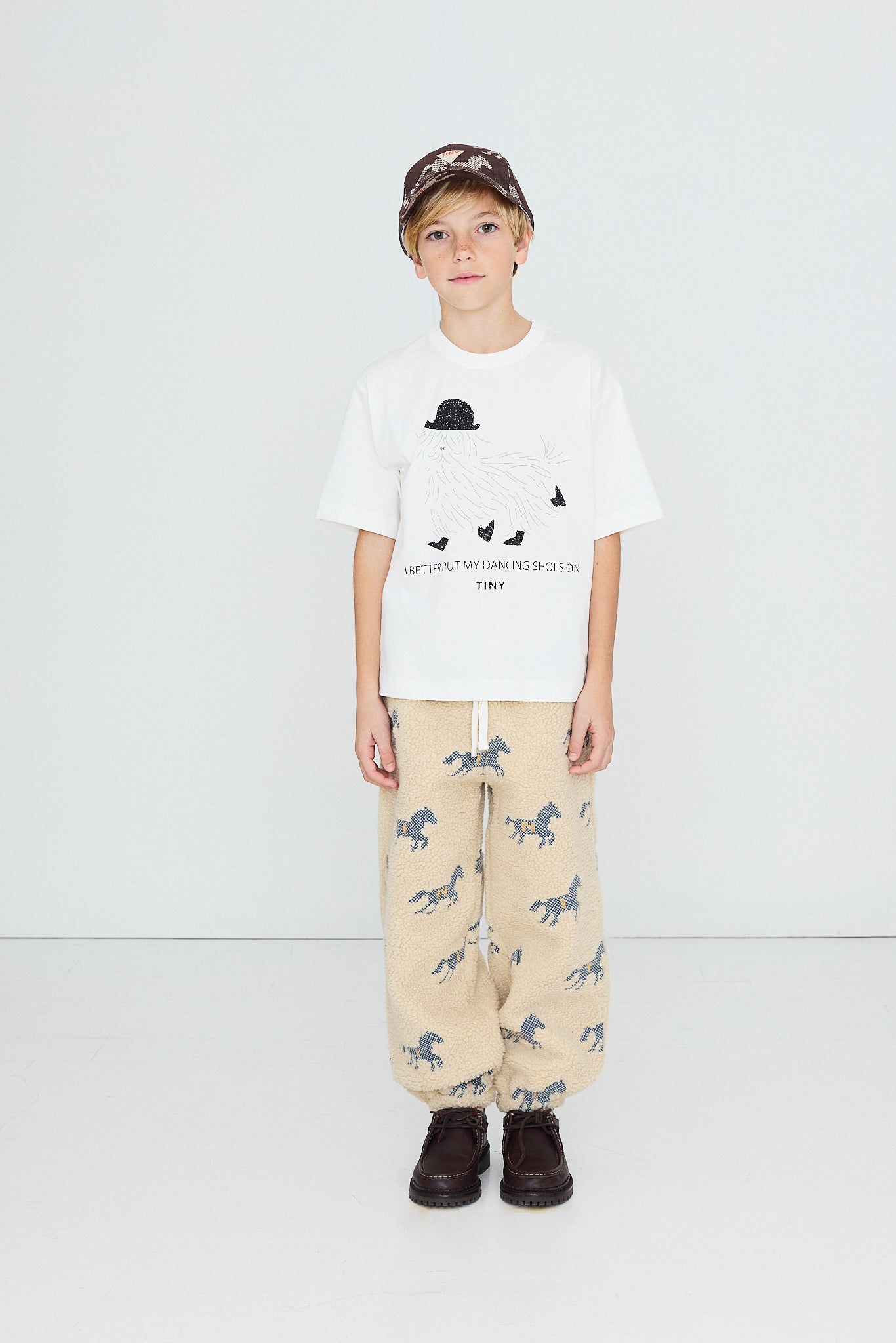 Tinycottons - Dancing Shoes Graphic T-shirt Off-White | Unisex T-shirt AW26