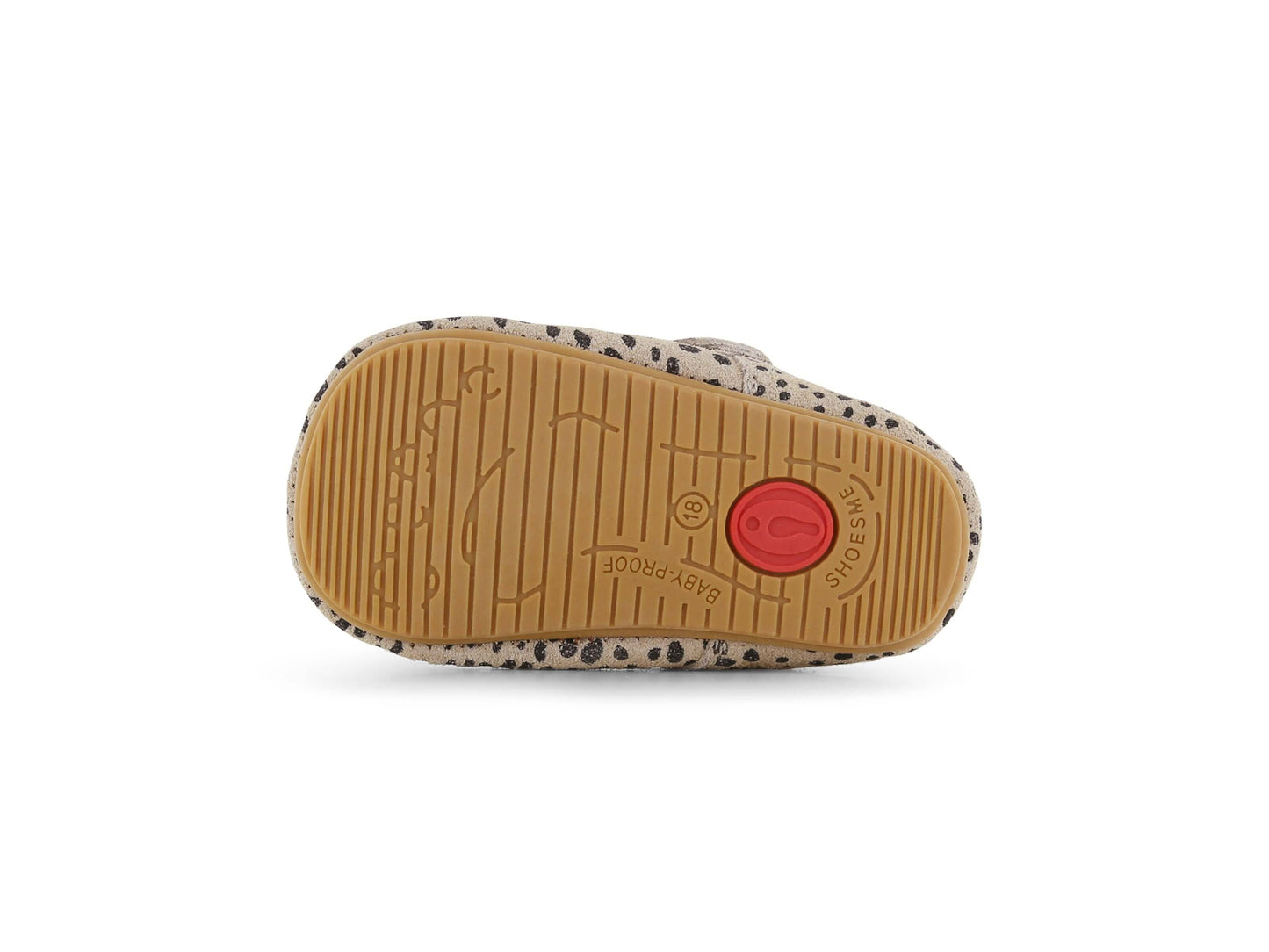 Shoesme beige BABY-PROOF® schoentje met dots