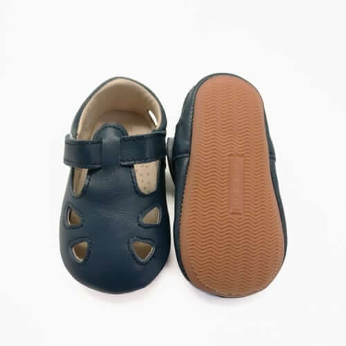 Baby soft leather slippers