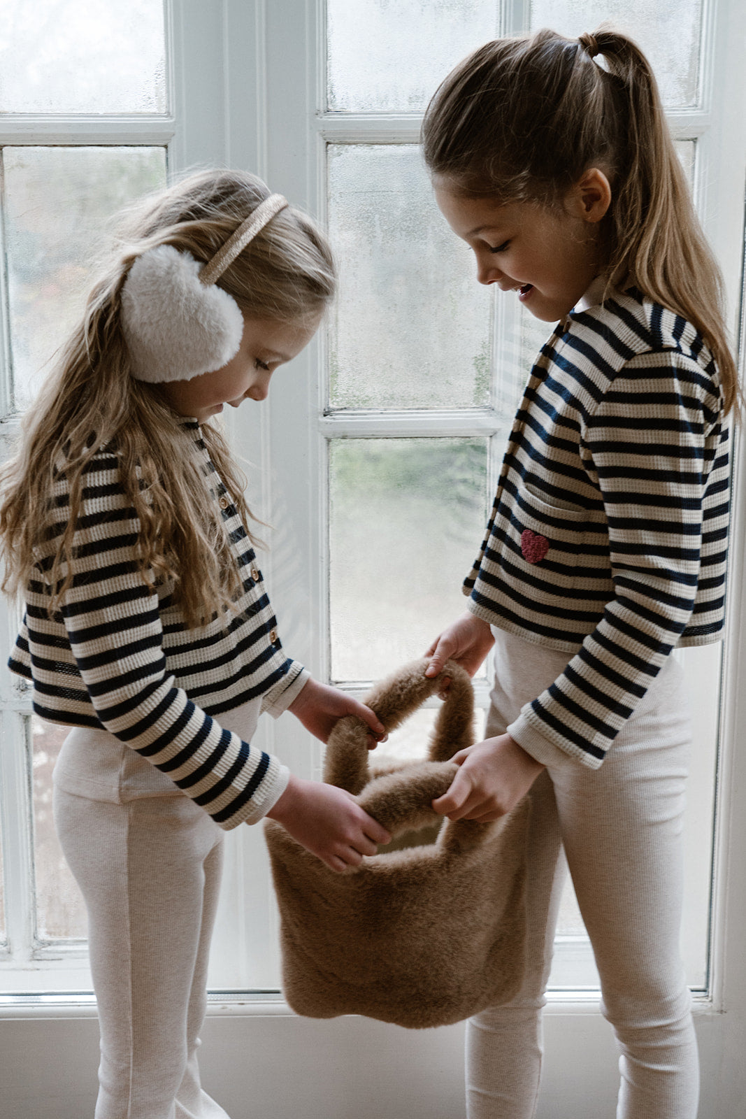 Navy Natural - Mikki Vest Navy Stripe