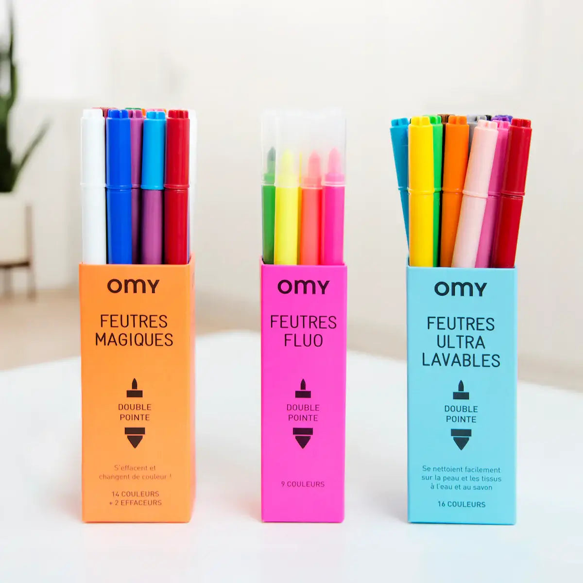 OMY afwasbare viltstiften NEON