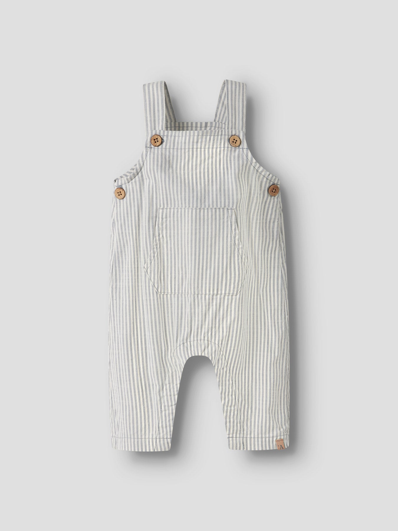 Lil' Atelier - Baby Tuinbroek NBMDARKO Loose Overall | Coconut Milk