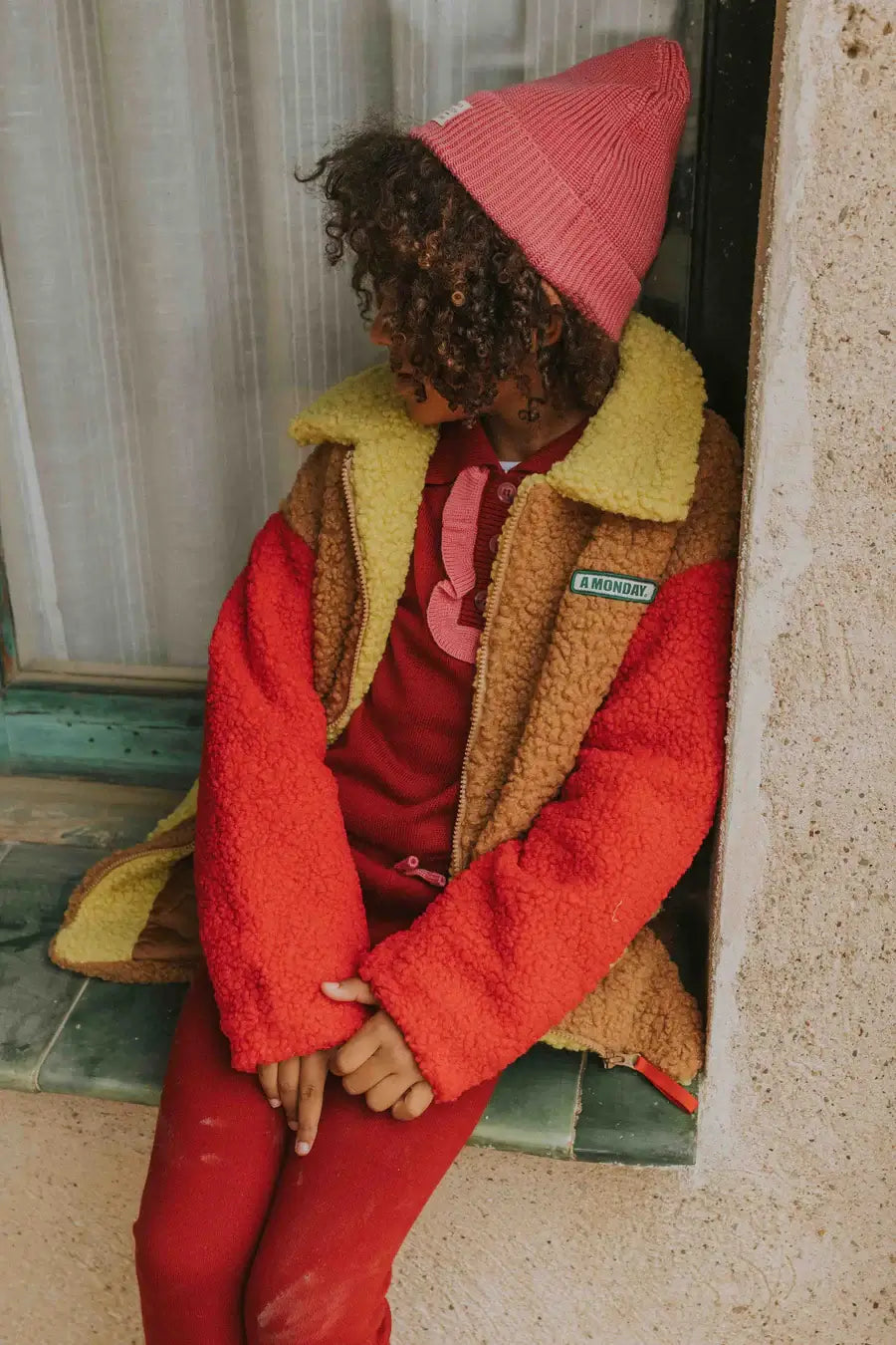 A MONDAY Thia Teddy Jacket