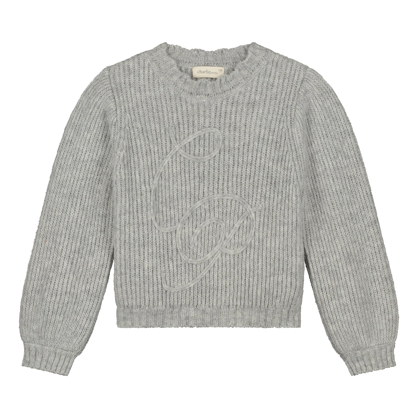 Charlie Petite - Hudson Sweater Grey Melange