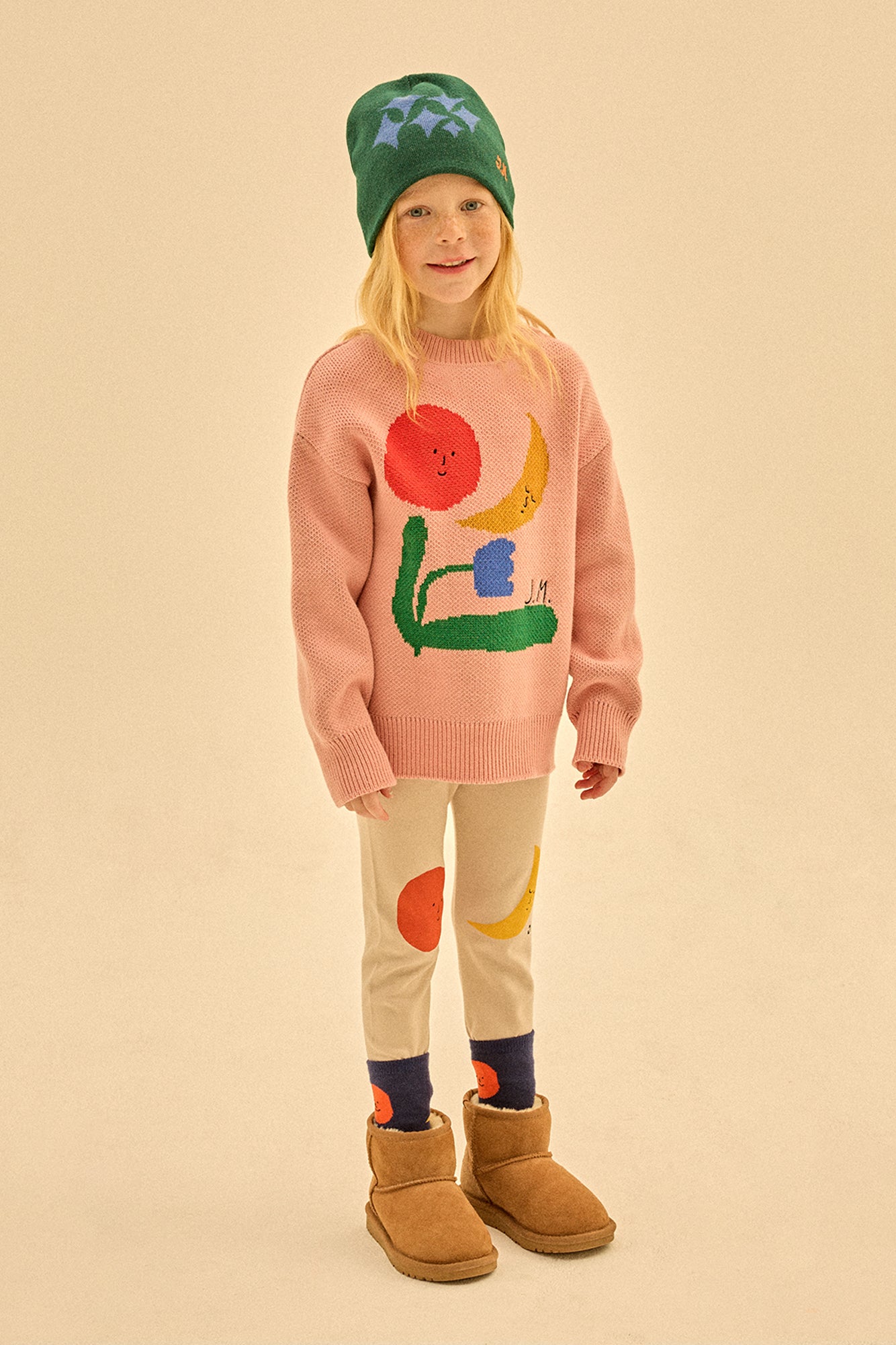 Jelly Mallow - Colored Nature Leggings Ivory